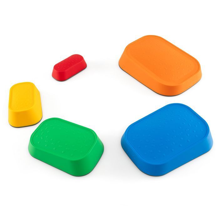 DREAMADE Pierres d'Équilibre pour Enfants 5PCS, Parcours d'Obstacle