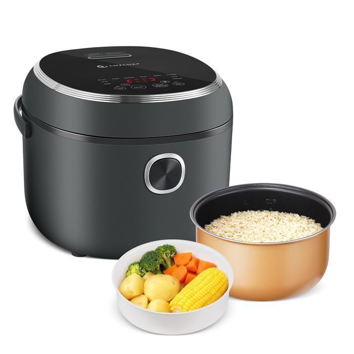 Cuiseur de riz AMZCHEF maintien au chaud 46 L 10 fonctions de cuisson automatique facile à nettoyer 220-240V