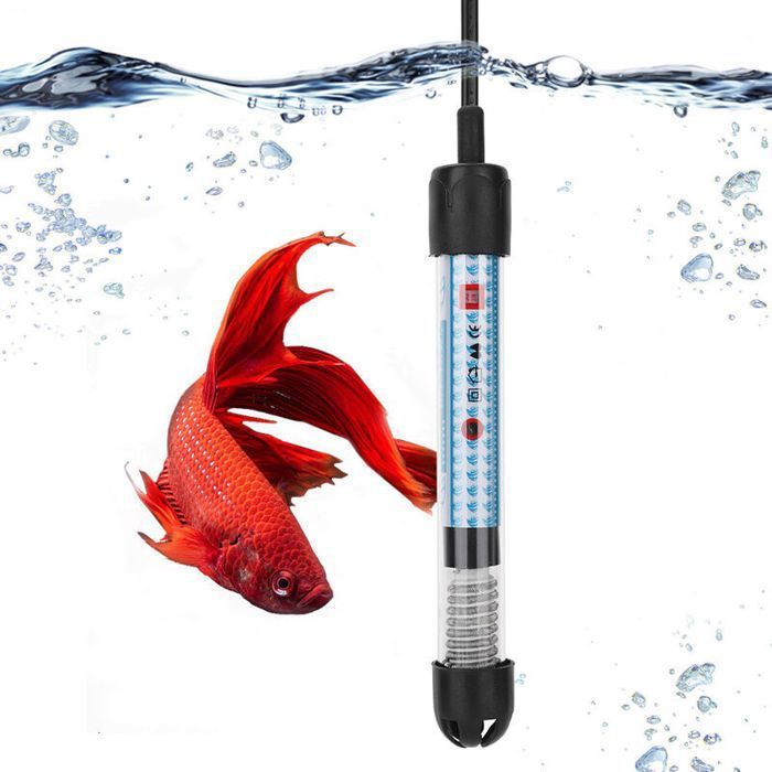 Comparer les prix de Chauffage submersible pour aquarium 50W tige chauffante réglable pour réservoirs à poissons. YYV