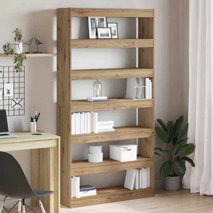vidaXL Bibliothèque Beige Bois dingénierie 3333931