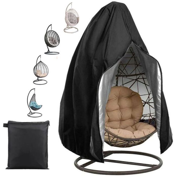 Housse de protection pour chaise suspendue - MHY® - 210D Oxford - Imperméable - Anti-UV - 115x190 cm - Cordon de serrage