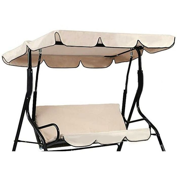 Housse de rechange imperméable 210D pour siège de balancelle de jardin.