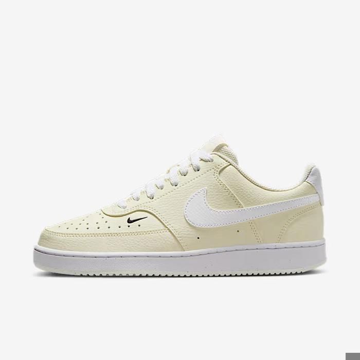 Baskets Nike Court Vision Low Next Nature Blanc/Noir/Ivoire