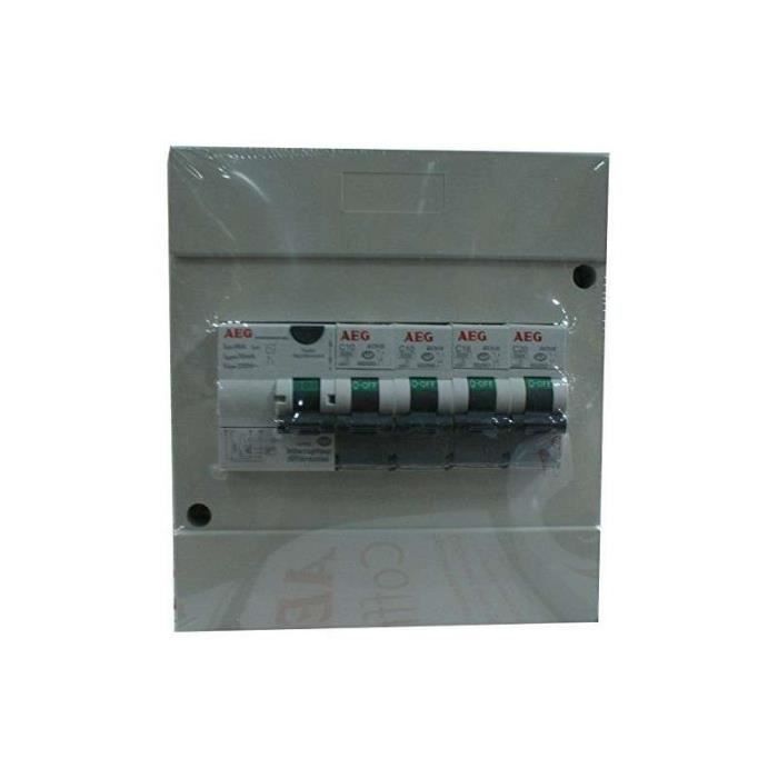 AEG Coffret électrique prééquipé 1 rangée 6 modules