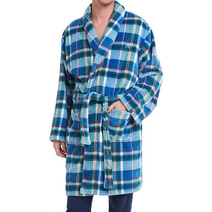Arthur peignoir L Bleu Cdiscount Maison
