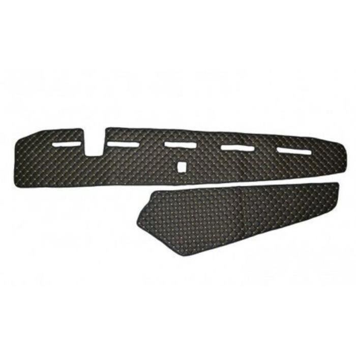 Tapis PRESTIGE LINE Pour Volvo FH 4 FH16 Dès 2013 - Cuir Écologique Noir