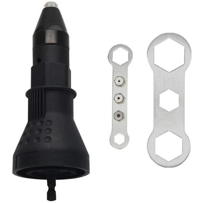 Adaptateur Riveteur Pour Perceuse Électrique - Kit De Rivetage Avec Insert à Écrou, Poignée Confort