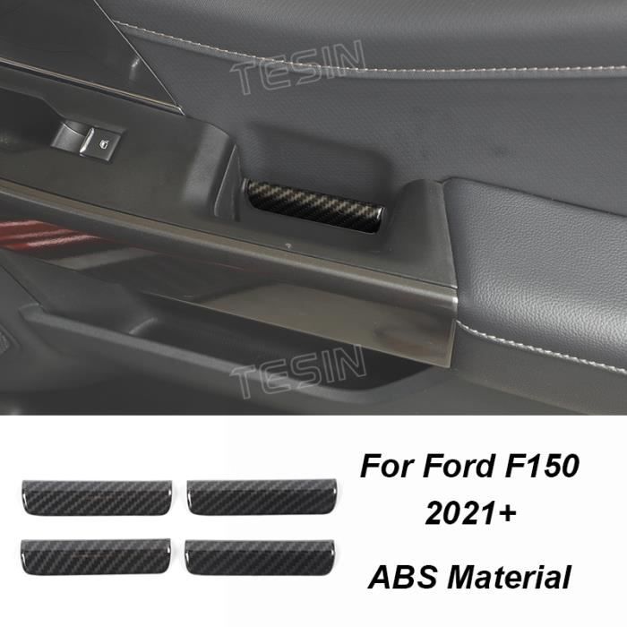Garnitures Intérieures Fibre Carbone Pour Mitsubishi Outlander 2022-2024 - Pour Console, Poignées, Couvre-cuvette