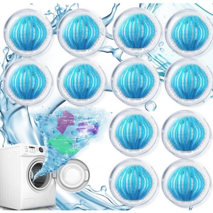 Boule Anti-poils Réutilisable Pour Machine à Laver - Capture Poils Chat, Chien, Cheveux (bleu)