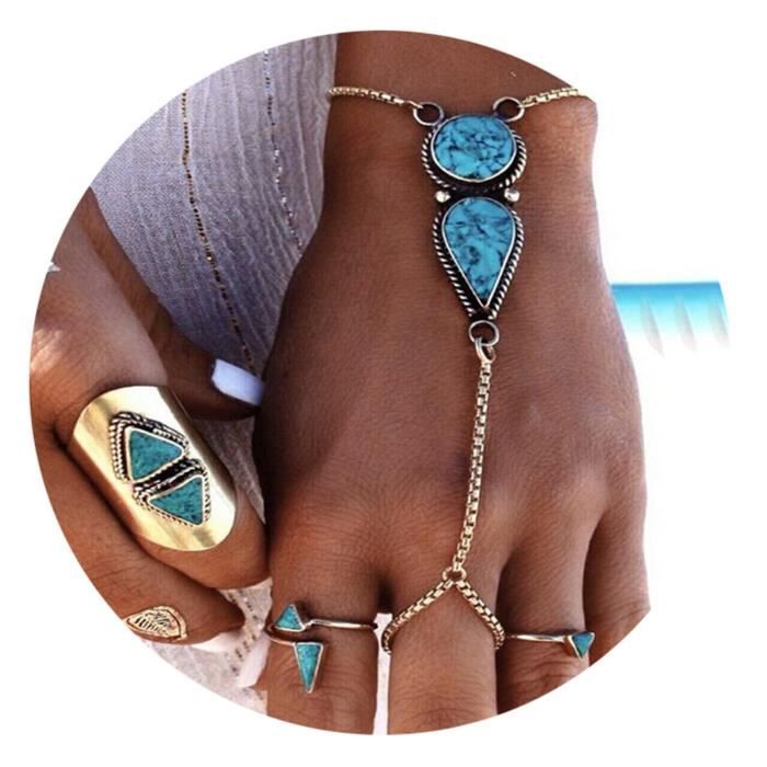AMDXD Bijoux Bracelet Bague Femme Turquoise Rond Larme Plaque Argent Bracelet Chaine Bague Achat Vente bracelet gourmette AMDXD Bijoux Bracelet Bague Femme Turquoise Rond Larme Plaque Argent Bracelet ...