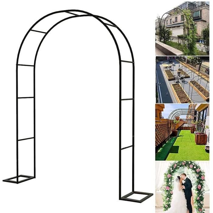 Grand Arceau De Jardin de Jardin en métal Arche Robe Arches de la Base ...