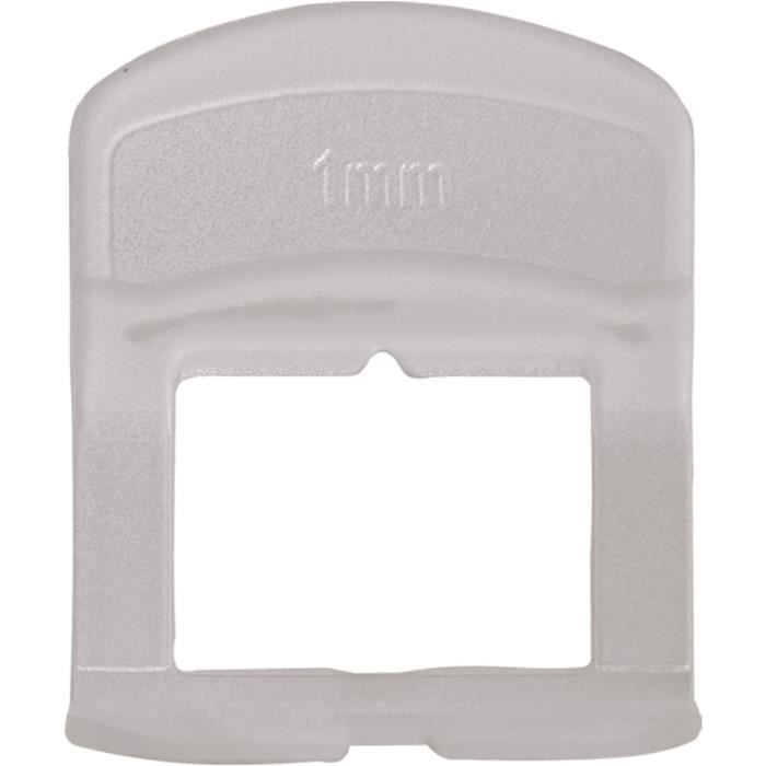 Système De Nivellement Pour Carrelage - Lot De 500 à 3000 Languettes De Traction - Épaisseurs 1/1,5/2/2,5 Mm - Transparent