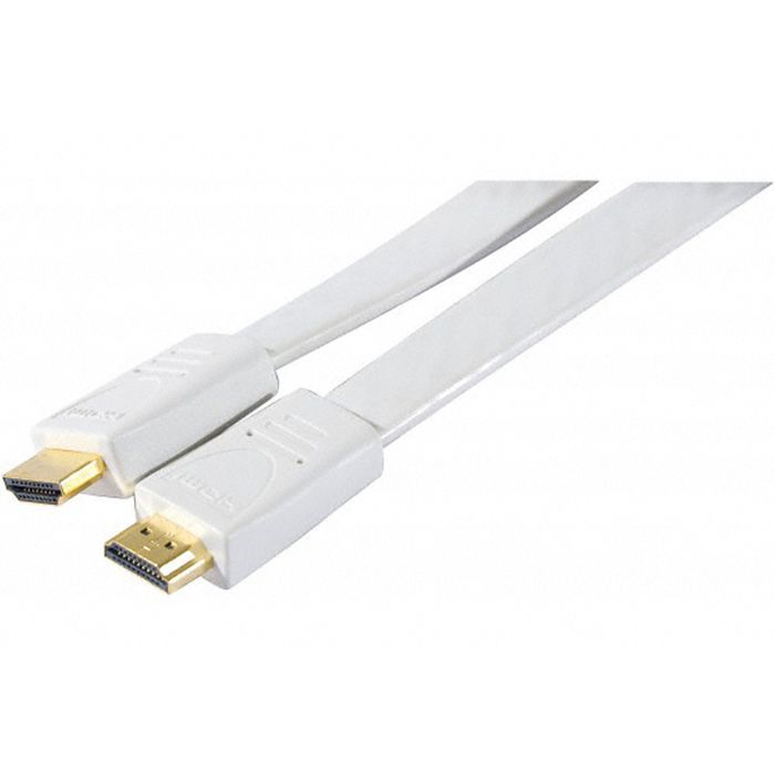 Câbles Haut-parleurs Lumonic 5m Blanc - Câble Audio Jumelé 2x2,5mm² CCA Pour Enceintes Hi-Fi, Home Cinéma
