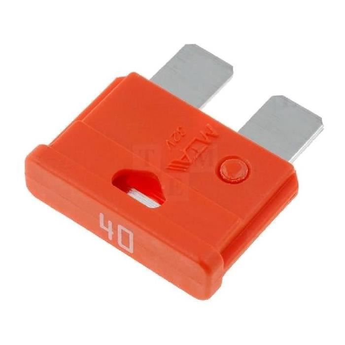 10x Fusibles 40A 19mm UNIVAL