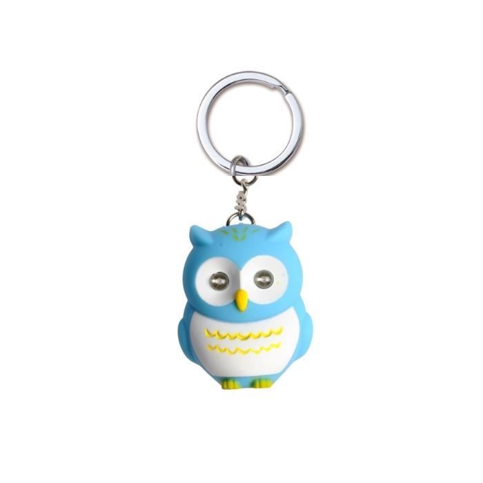 Porte-Clés LED Lumineux Et Sonore - Lot De 2 - Noir - Décoratif Pour Sacs, Clés, Accessoires - Idée Cadeau Originale