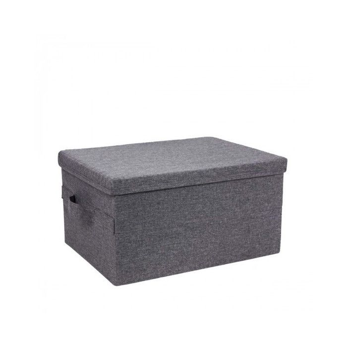 Lot De 6 Boîtes De Rangement Pliable Avec Couvercle - 48x29x20cm Gris WOLTU