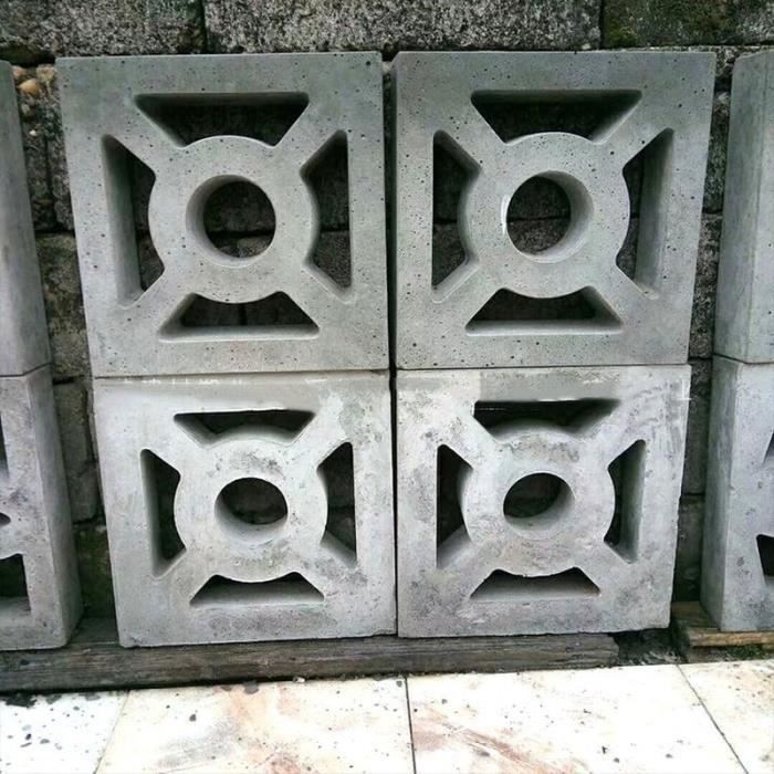Carrelage,Moule de brique Antique en ciment 30x30x7cm,carré,fenêtre de jardin,fabrication de brique,sculpture 3D,béton antidérapant