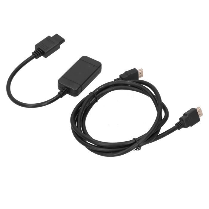 Fdit Câble adaptateur de console de jeu Câble adaptateur vidéo pour
