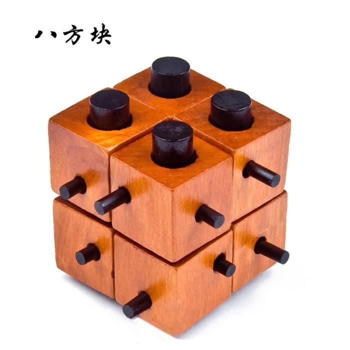Toyvian 18 Pcs Énigme De Débloquer Un Casse-tête Serrure Ming 3D Pu Bambou Ensemble De Six Pieces Amz B0bd29rg2y