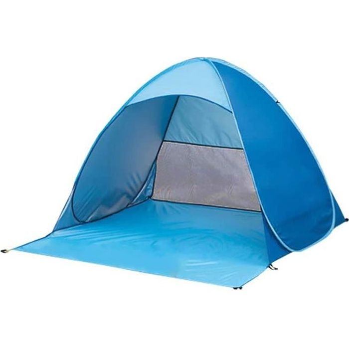 HUIOP Tente De Pêche Instantanée Pop-up 100x100x160 Cm - Protection UV, Ombrage Pluie, Double Porte - Pour Camping, Plage, Randonnée