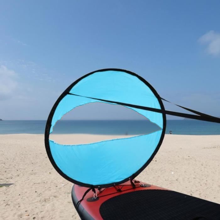 Voile à Vent Pliable Pour Kayak, Canoë - Accessoire Pour Bateaux Gonflables - Rouge