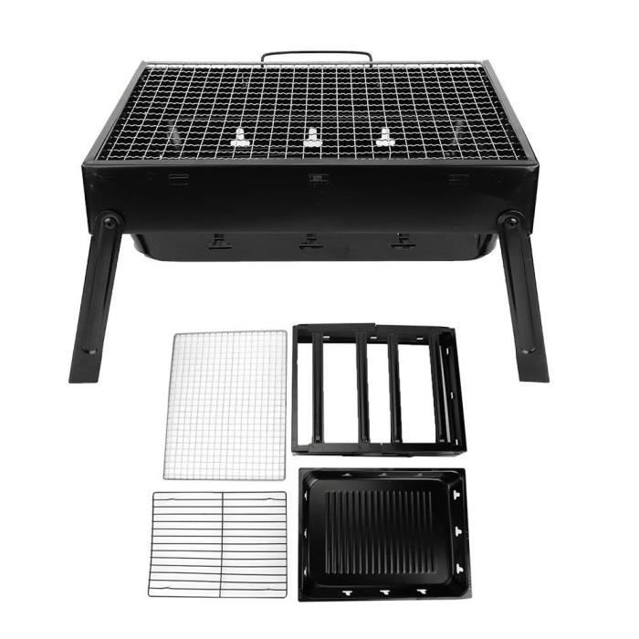 SVIPDDD barbecue portable en acier inoxydable - Barbecue compact et