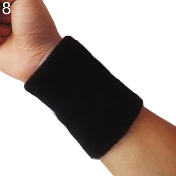 Noir Bandeau Transpiration Sport Poignet sport avec poches Portefeuille  bracelet coton avec le sac de clé de tirette - Cdiscount
