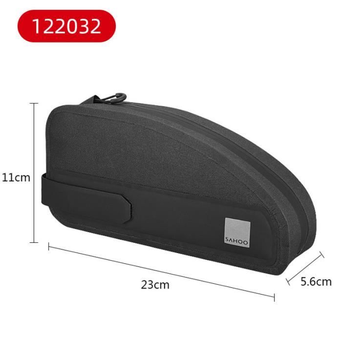 CestMall Borsa Per Telaio Bici, Tubo Superiore Anteriore, Impermeabile, Con Fascia Riflettente, In Materiale 210D, Per Mountain Bike E Bici Da Strada, Adatta A Smartphone Fino A 6,5 Pollici - 2