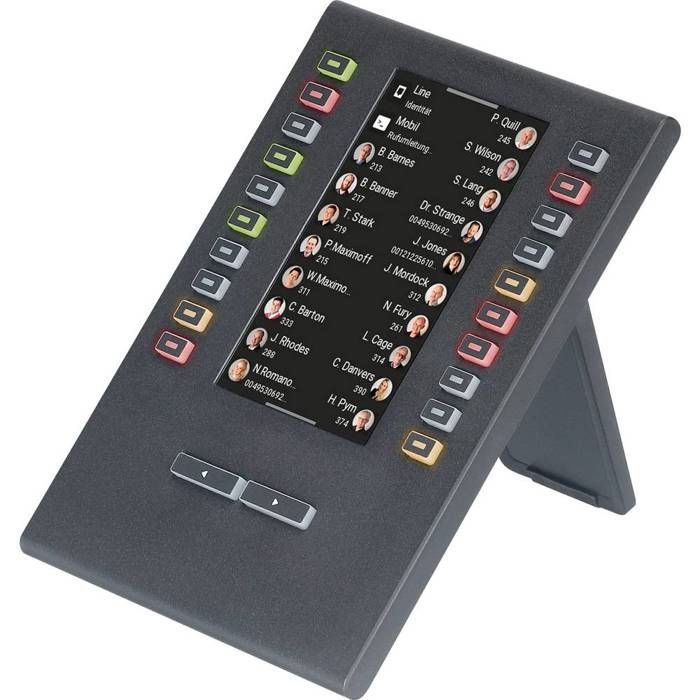 Module dextension pour système téléphonique Auerswald COMfortel D-XT20i écran TFT/LCD couleur noir