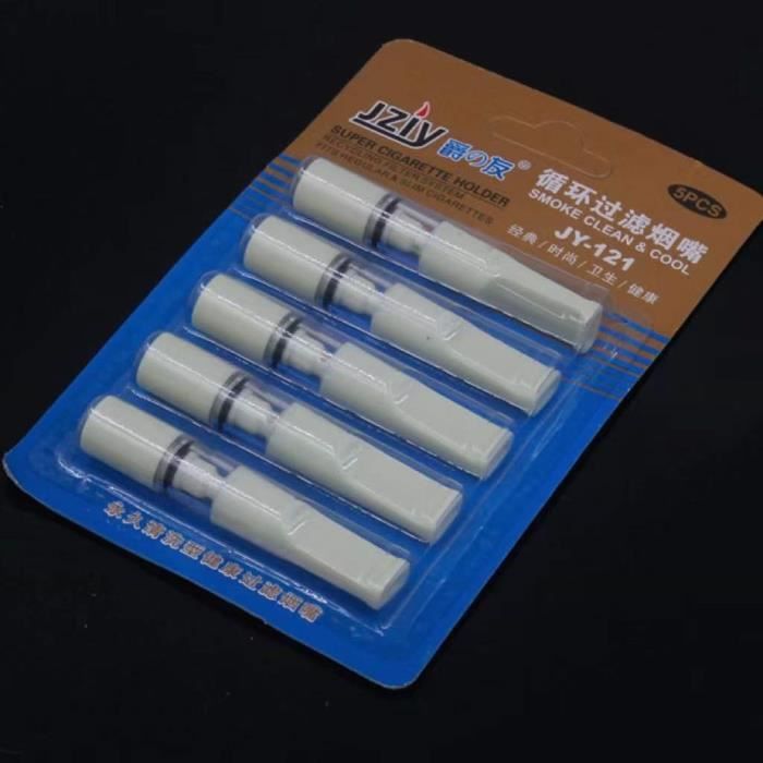 Filtre à cigarettes 4 PCS Portable Réutilisable Nettoyage Réduire le  Goudron Fumée Filtre À Tabac Porte-Cigarette - Cdiscount Au quotidien