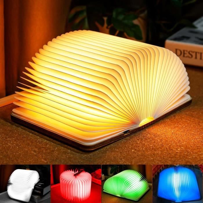 Lampe De Nuit Lanterne Pixelisée 3D - LED 16 Couleurs Rechargeable USB - Télécommande + Tactile - 7x3,55x3,55 Pouces