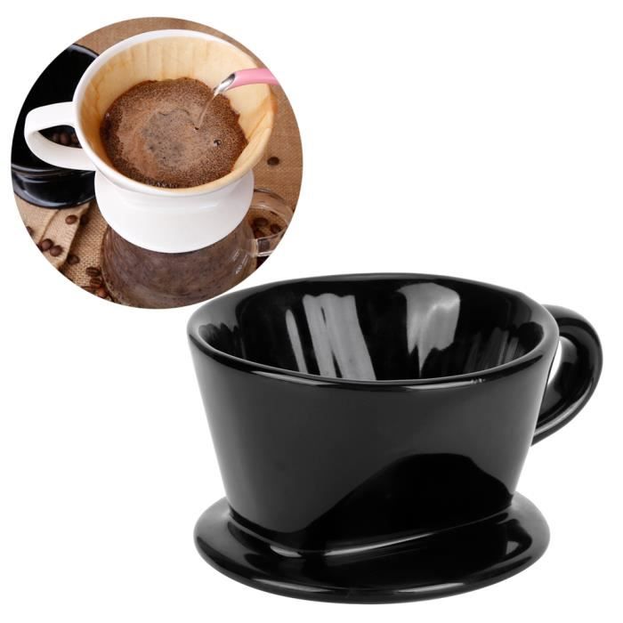 Verre à café à Immersion V60, Dripper et papier, filtre à café en forme de  V, Filtre à Café Réutilisables Portable - Cdiscount Electroménager