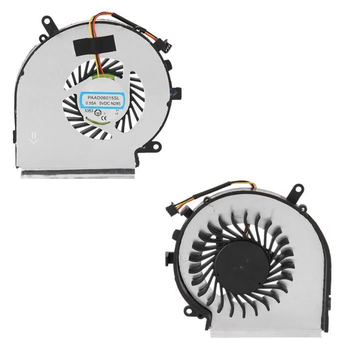 Ventilateur De Refroidissement Pour PC Portable - Compatible GE62, PE60, GL72 Et Autres Modèles MSI - 3 Broches, Silencieux Et Performant