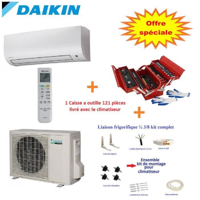 Climatisation Reversible Daikin Tx35kn Kit Complet 5 Metres Cdiscount Bricolage