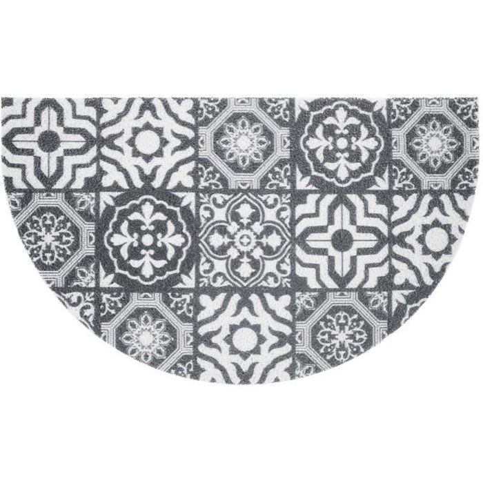 Tapis D Entree Demi Lune 45 X 75 Cm Pvc Lisbonne Achat Vente
