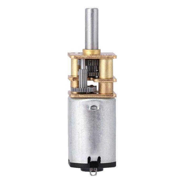 Micro Moteur Réducteur 300 RPM - Engrenages Métalliques, 3V DC - Pour Robots, Modèles RC, Serrures électroniques