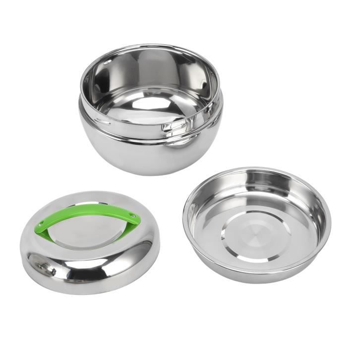 Lot De 4 Conteneurs Alimentaires En Acier Inoxydable - Boîtes à Bento Réutilisables Hygiéniques Et Pratiques