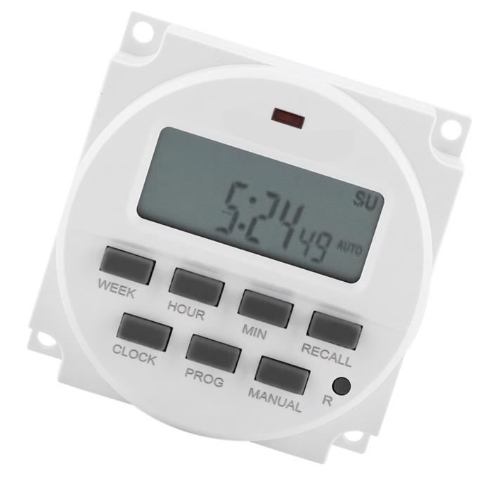 Dilwe Control Switch Timer , Digital Timer, 12V for Fans Lights