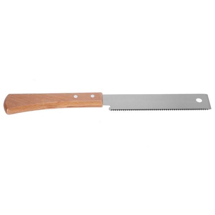 Scie à Main Pliable LEONTOOL - Lame Acier SK5 20cm - Parfaite Pour Camping, Randonnée Et Jardinage