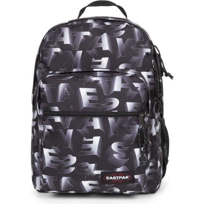 Sac a dos EASTPAK Morius Blocktype Black 2 compartiments Noir Cdiscount Bagagerie Maroquinerie