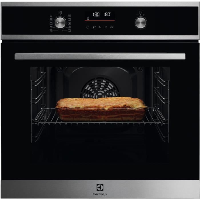 Electrolux Four Encastrable Pyrolyse 600 SurroundCook® EOF6P56BX Inox anti trace - vue 2