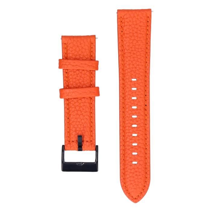 Bracelet montre hotsell cuir orange