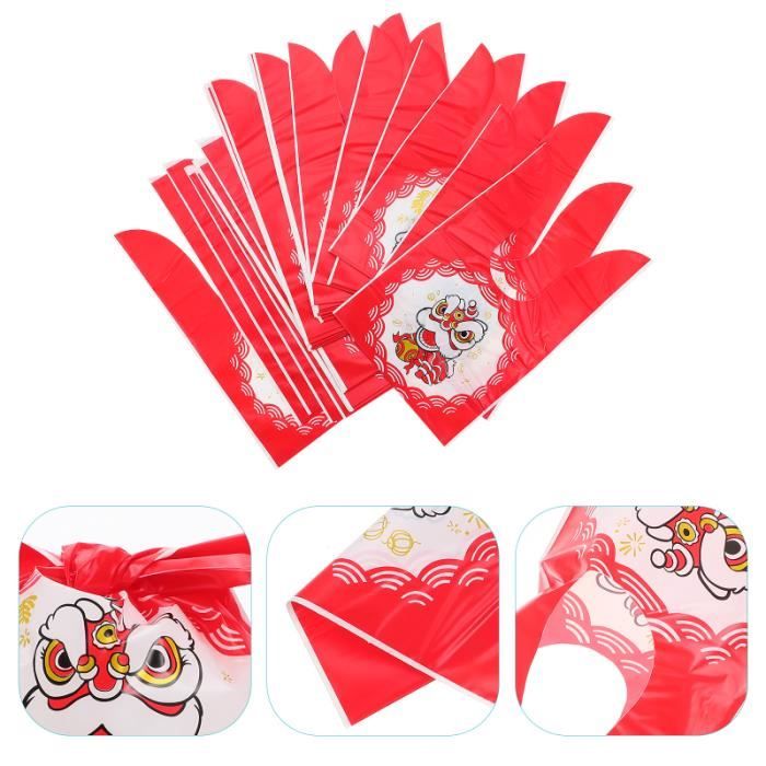 Sachet Biscuits Noel GWHOLE Lot De 200 Sacs à Friandises De Noël Auto- Adhésifs En Cellophane Transparent Pour Bonbons, Biscuits, Emballages De Bonbons Sachet Biscuit Noel