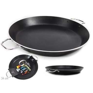 Plat a paella Induction vitrocéramique 38cm Anti-adhésif GENNY