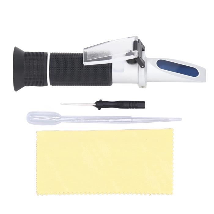 CEN Réfractomètre à Sucre Outil De Mesure Portatif à Double échelle Pour Réfractomètre Brix Pour