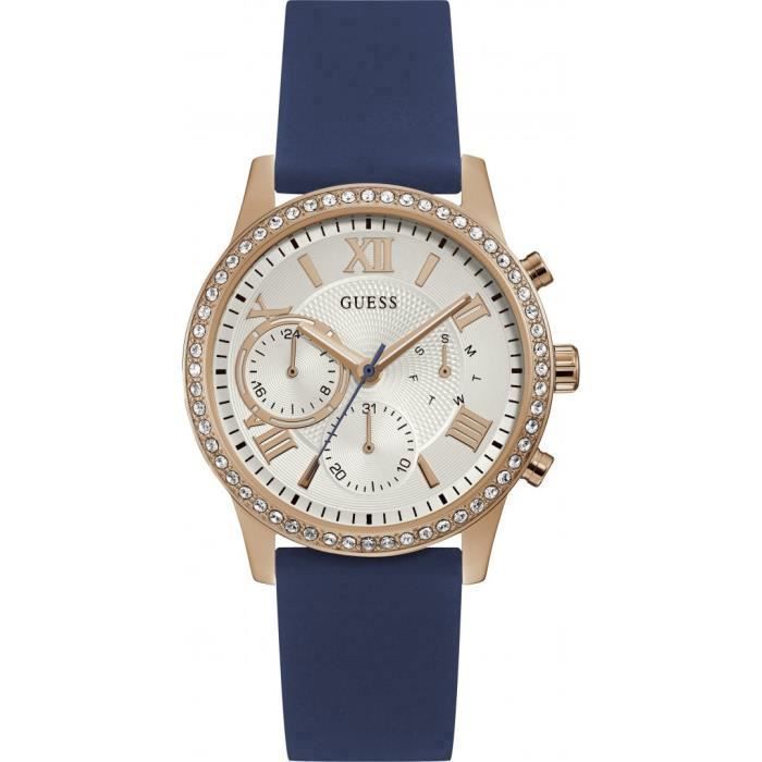 Achetez cette belle montre Guess avec un acier inoxydable de 40 mm en acier inoxydable de ton rose doré, un acier inoxydable de