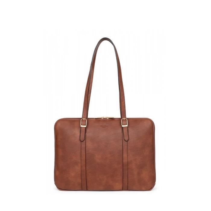 Sac port paule Toscane Hexagona ref 57682 fauve 41 5 16 5 29 5