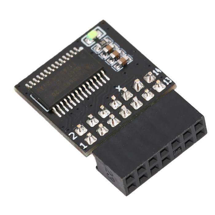 Hurrise puce tpm module tpm 2 0 lpc 14 broches tpm 2 0 module de