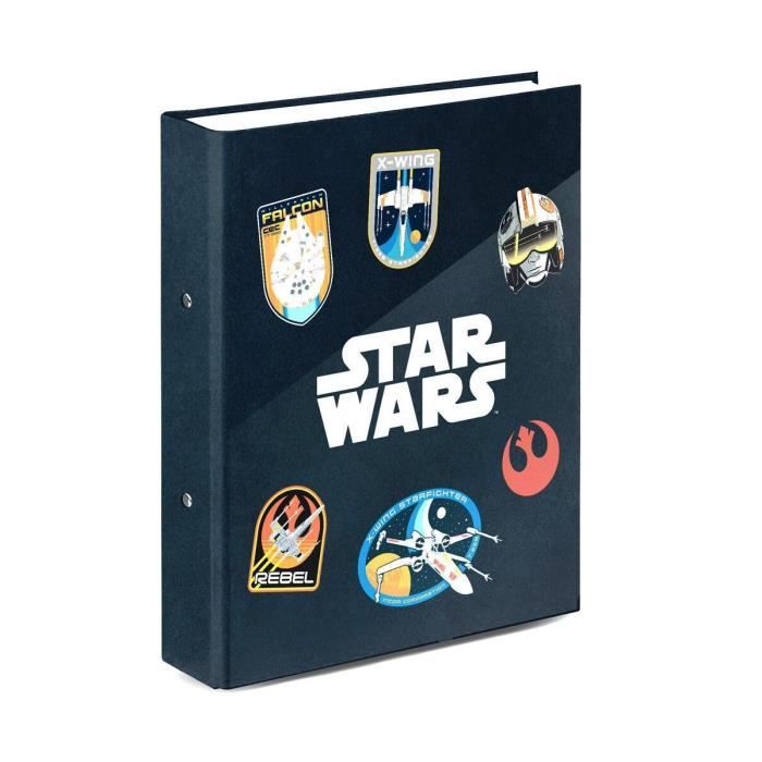 Star Wars Pilot-Cahier A4 Papier Quadrillé, Noir[u1478