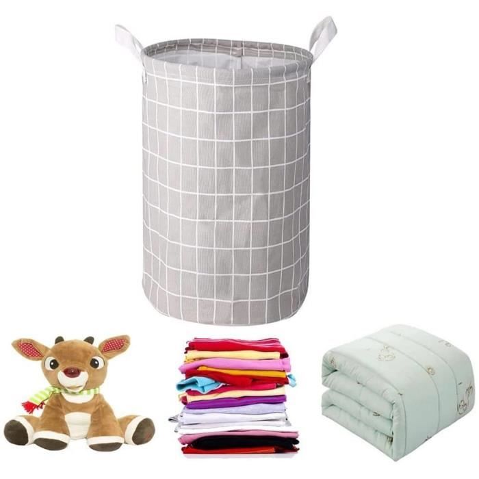 Ballery Grand Panier à Linge Pliable Étoile - Capacité XXL Avec Revêtement Imperméable Intérieur